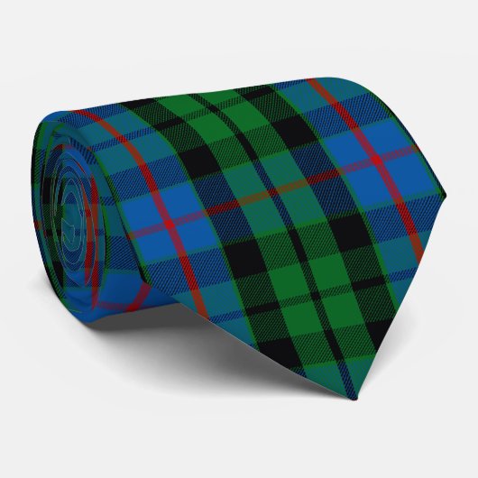 ClanMorrisonTartan Krawatte (Gerollt)