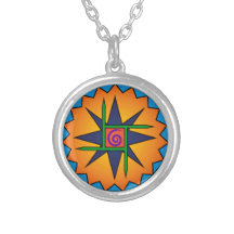 Clann Bhride Silver Plättete Nekklanz 3/4" Charm