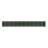 Clanranald tartan blau grün kariert ripsband (Vorderseite)