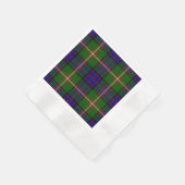 Clanranald tartan blau grün kariert serviette (Ecke)