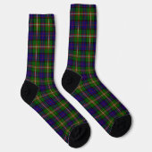 Clanranald tartan blau grün kariert socken (Rechts)
