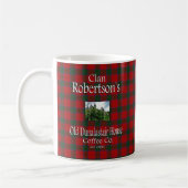 Clanrobertsons alter Dunalastair Haus-Kaffee Co. Kaffeetasse (Links)
