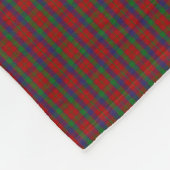ClanRobertsonTartan Fleecedecke (Ecke)