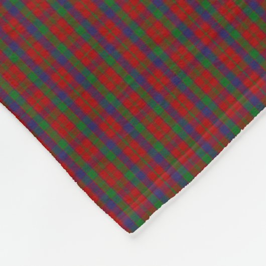 ClanRobertsonTartan Fleecedecke (Ecke)