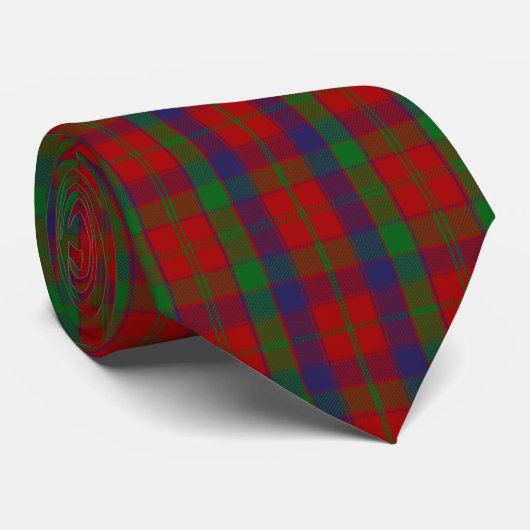 ClanRobertsonTartan Krawatte (Gerollt)