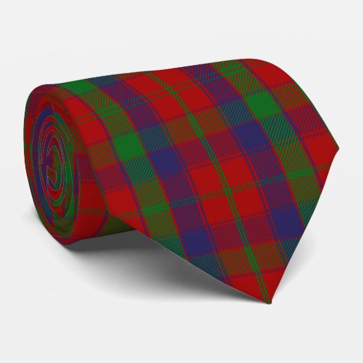 ClanRobertsonTartan Krawatte (Gerollt)