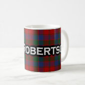 ClanRobertsonTartanScottish Kaffeetasse (VorderseiteRechts)