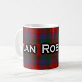 ClanRobertsonTartanScottish Kaffeetasse (Vorderseite Links)