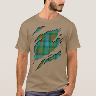 ClanRosstartan-karierte Effekte T-Shirt