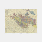 Clans of Scotland Historical Map Clan Locations Fleecedecke (Vorderseite (Horizontal))