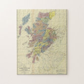 Clans of Scotland Historical Map Clan Locations Puzzle (Vertikal)