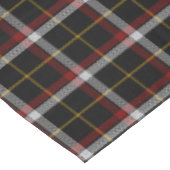 Clanschwarzer Tartan Tischdecke (Schrägansicht)
