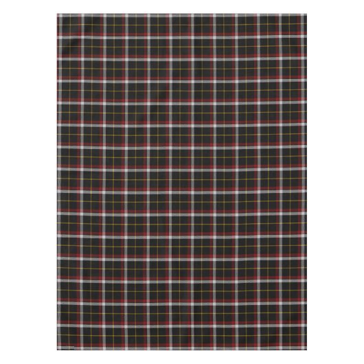 Clanschwarzer Tartan Tischdecke (Vorderseite)