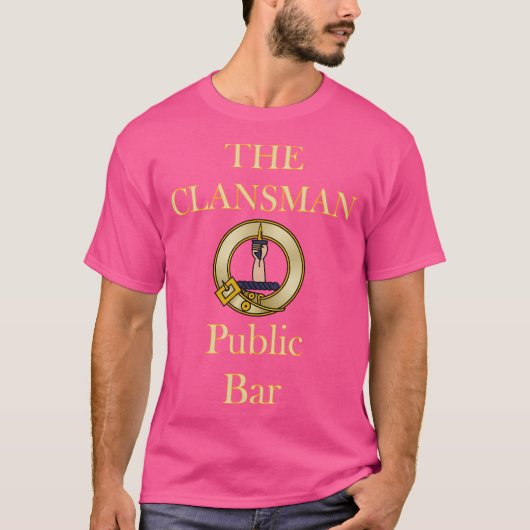 Clansman Public Bar Still Game Glasgow T-Shirt (Vorderseite)