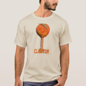 Clanton, AL Pfirsich-T - Shirt (Vorderseite)