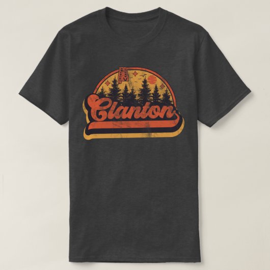 Clanton, Alabama T-Shirt (Design vorne)