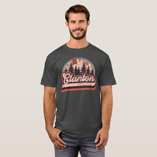 Clanton, Alabama T-Shirt (Vorne ganz)