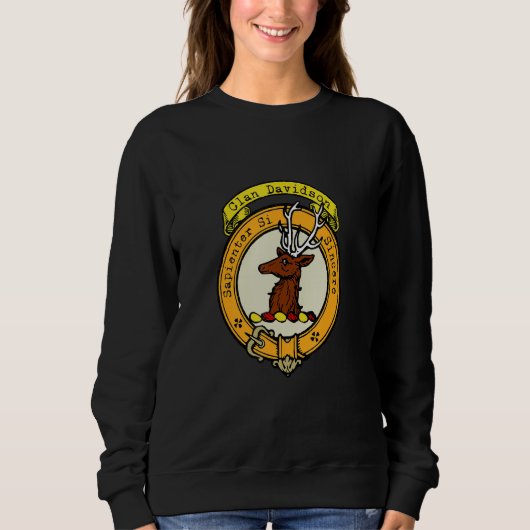 Clanwappen Davidson Schottland Sweatshirt (Vorderseite)