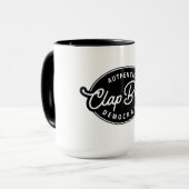 Clapback-Demokraten-Logo Tasse (Vorderseite Links)
