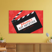 CLAPBOARD Bar Bat Mitzvah Sign in Memory Board Leinwanddruck (Insitu (Wohnzimmer))