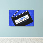 CLAPBOARD Bar Mitzvah Sign in Memory Board Leinwanddruck (Insitu (Holzboden))