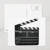 Clapboard Film Tonschiefer Klappfilm Postkarte (Vorne/Hinten)