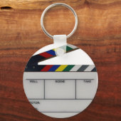 Clapboard-Filmregisseurstafel Schlüsselanhänger (Vorderseite)