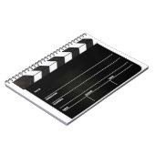 Clapboard Slate Direktors gewundenes Notizbuch Notizblock (Linke Seite)