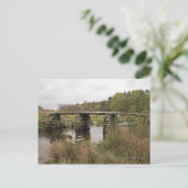 Clapper Bridge im Dartmoor-Nationalpark Postkarte (Stehend Vorderseite)