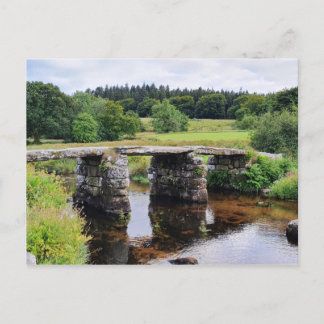 Clapper Bridge Two Bridges Dartmoor Postkarte
