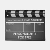 Clapperboard Fußmatte (Vorderseite)