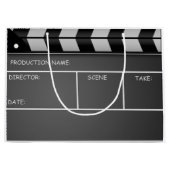 Clapperboard große Geschenk-Tasche Geschenktüte (Vorderseite)