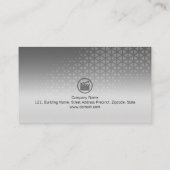 Clapperboard Icon Film Director Visuell Arts Visitenkarte (Rückseite)