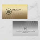 Clapperboard Icon Film Director Visuell Arts Visitenkarte (Vorne/Hinten)