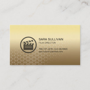 Clapperboard Icon Film Director Visuell Arts Visitenkarte