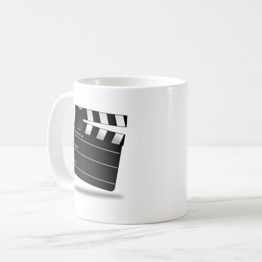 Clapperboard Kaffeetasse (Vorderseite Links)
