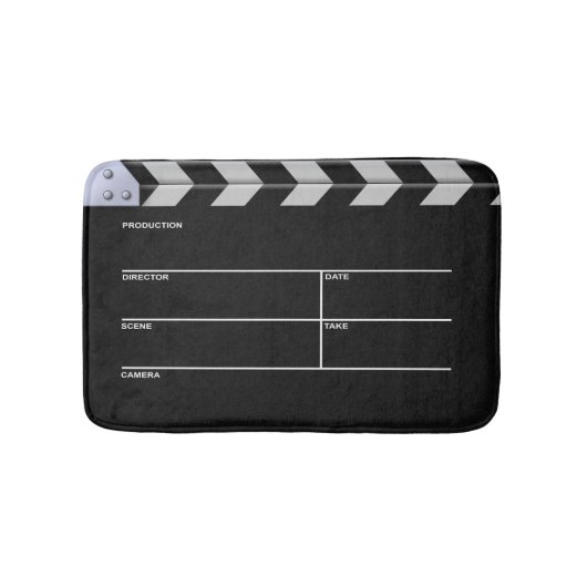 Clapperboard Kino Badematte (Vorderseite)