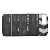 clapperboard Kino Case-Mate iPhone Hülle (Rückseite (Horizontal))