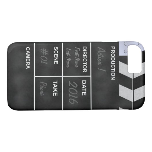 clapperboard Kino Case-Mate iPhone Hülle (Rückseite (Horizontal))
