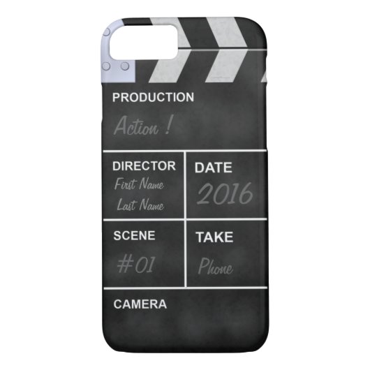 clapperboard Kino Case-Mate iPhone Hülle (Rückseite)