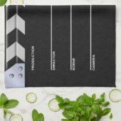 Clapperboard Kino Küchentuch (Gefaltet)