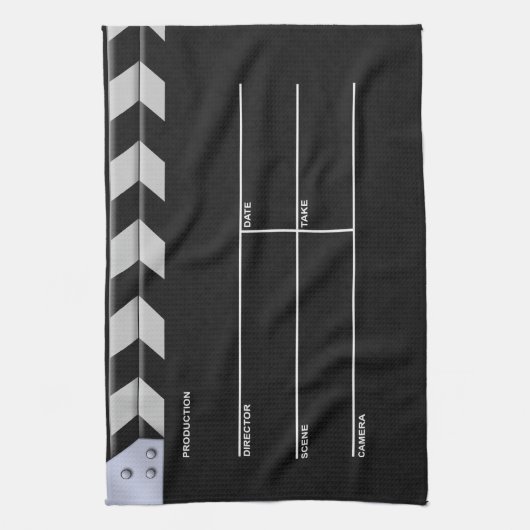 Clapperboard Kino Küchentuch (Vertikal)