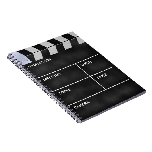 Clapperboard Kino Notizblock (Rechte Seite)