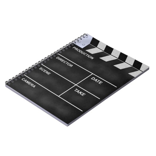 Clapperboard Kino Notizblock (Linke Seite)