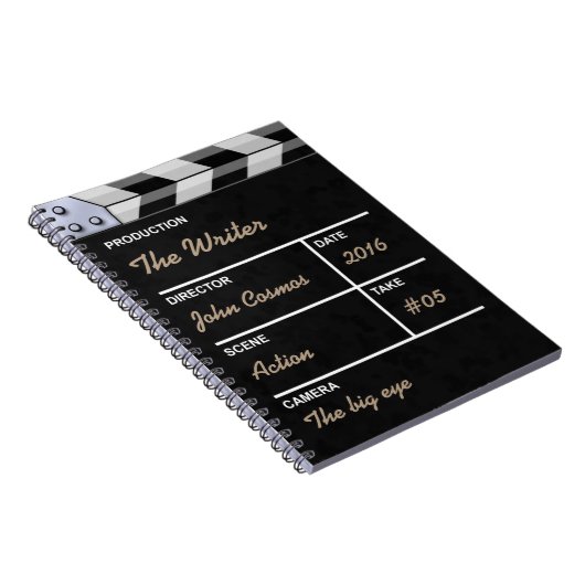 clapperboard Kino Notizblock (Rechte Seite)