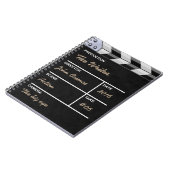 clapperboard Kino Notizblock (Linke Seite)