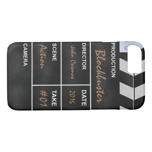 Clapperboard Kino "Renner " Case-Mate iPhone Hülle (Rückseite (Horizontal))