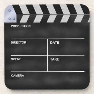 Clapperboard Kino Untersetzer