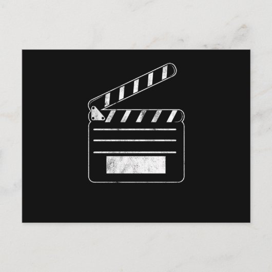 Clapperboard Schauspieler Schauspiel Schauspieleri Postkarte (Vorderseite)