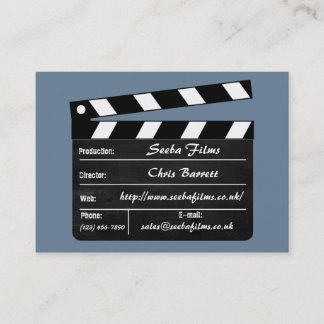 Clapperboard Visitenkarte